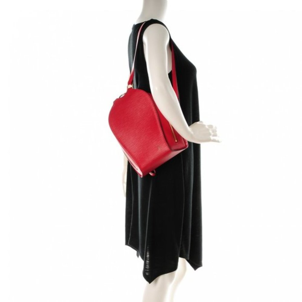 Louis Vuitton Mabillon Red Epi Leather Backpack
